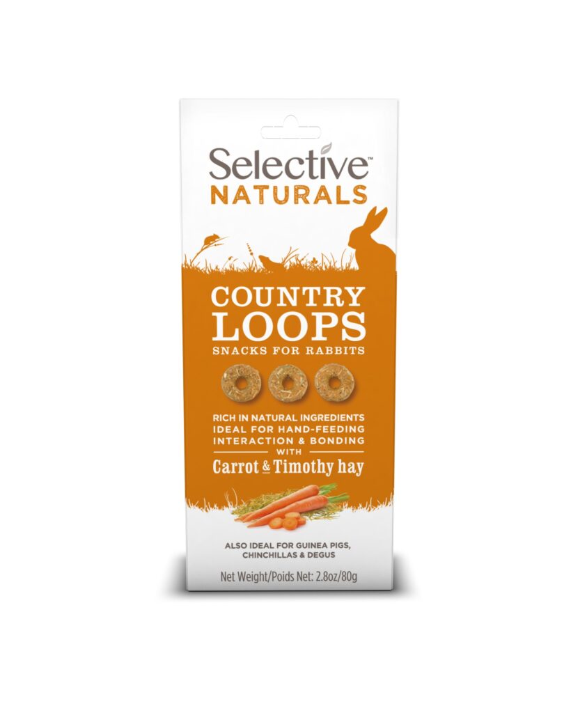 Inele naturale din morcov si fan, Country Loops, Selective Naturals, 80 g