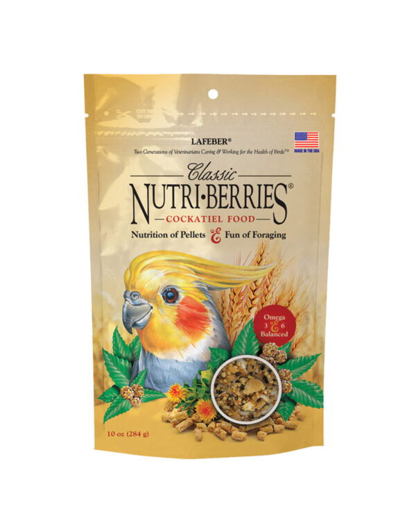 Hrană-cu-cereale-integrale-si-vitamine-pentru-păsări-exotice,-Lafeber---Classic-Nutri-Berries,-284-g profil